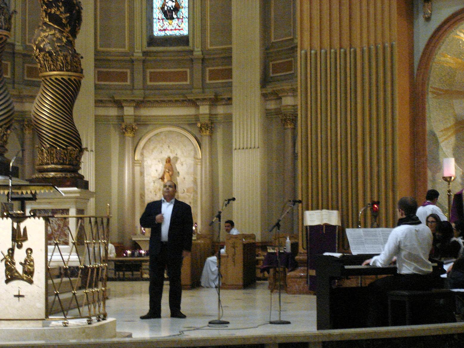 Edgar Bastidas en catedral